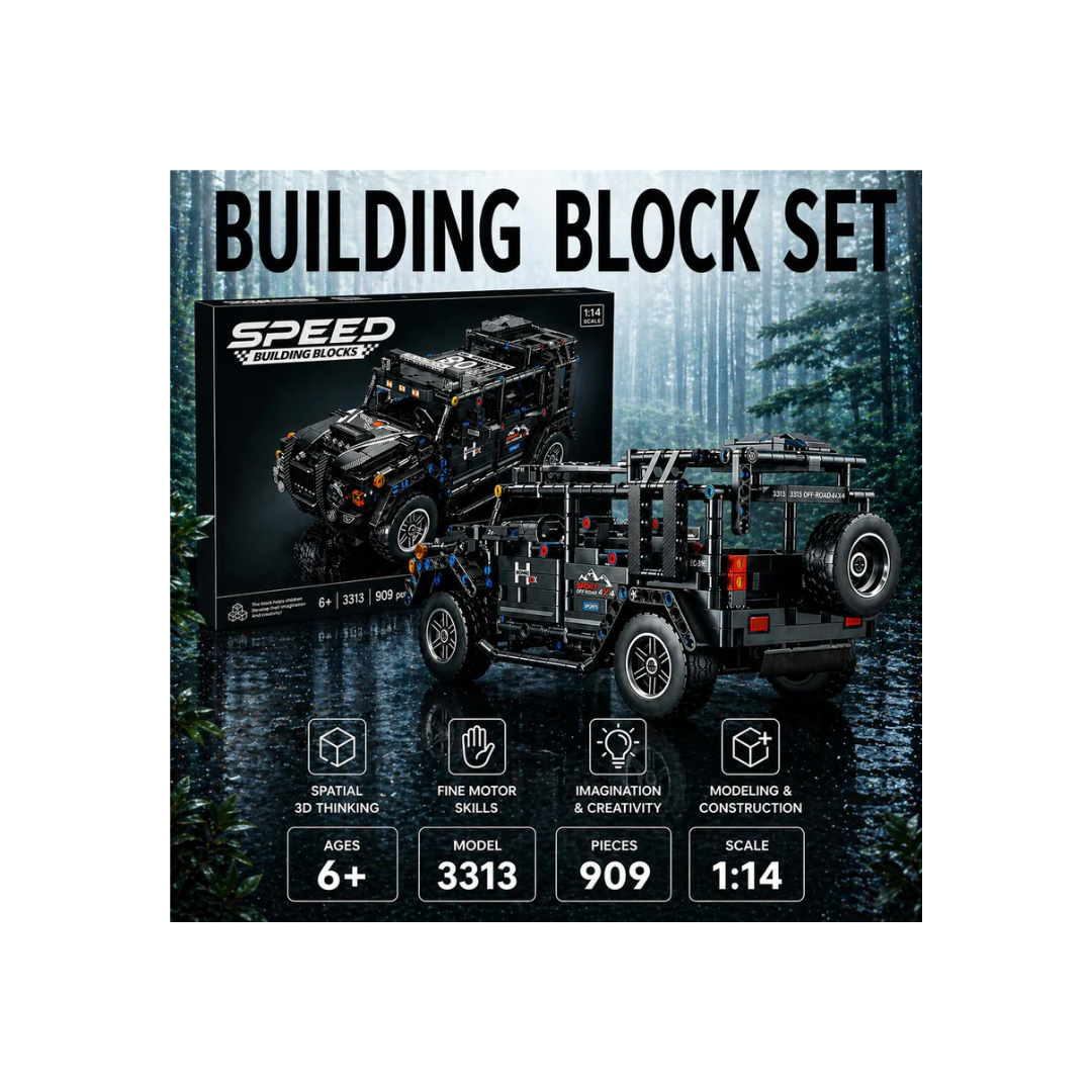 Rainbow Toys Buildable Construction Blocks 909pcs