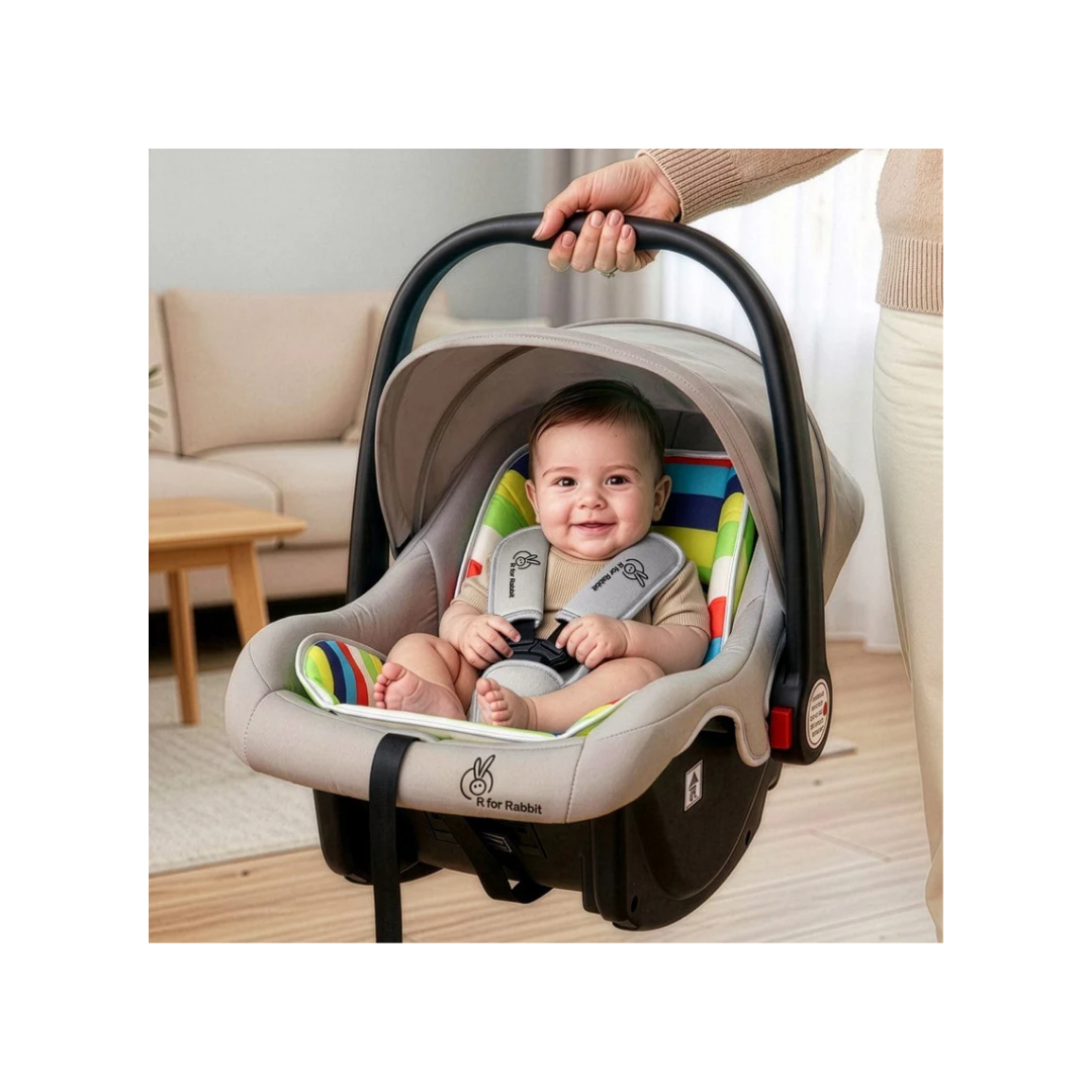 R for Rabbit Picaboo 4 In 1 Carry Cot Rainbow Cum Car Seat