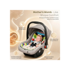 R for Rabbit Picaboo 4 In 1 Carry Cot Rainbow Cum Car Seat