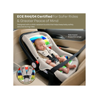 R for Rabbit Picaboo 4 In 1 Carry Cot Rainbow Cum Car Seat