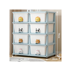 Versatile 4 Lyer Rolling Storage Rack with 8 Drawer
