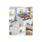 Versatile 4 Lyer Rolling Storage Rack with 8 Drawer