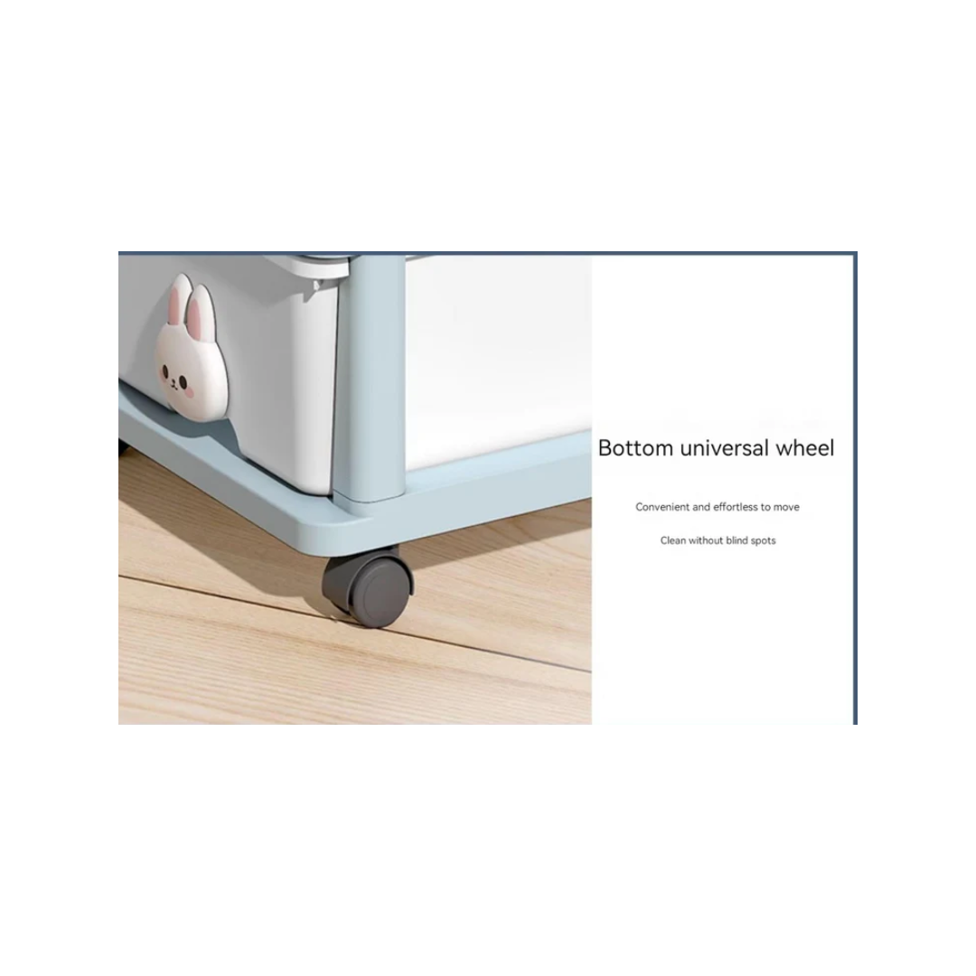 Versatile 4 Lyer Rolling Storage Rack with 8 Drawer