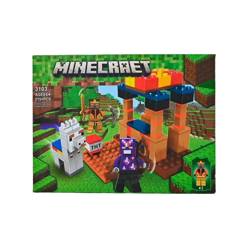 Mindcraft Blocks Constructor Cubic World 3103 215Pcs
