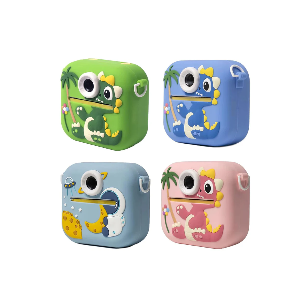 Rainbow Toys Print Camera Dinosaur Shape Instant Photo Printer For Kids assorted Color