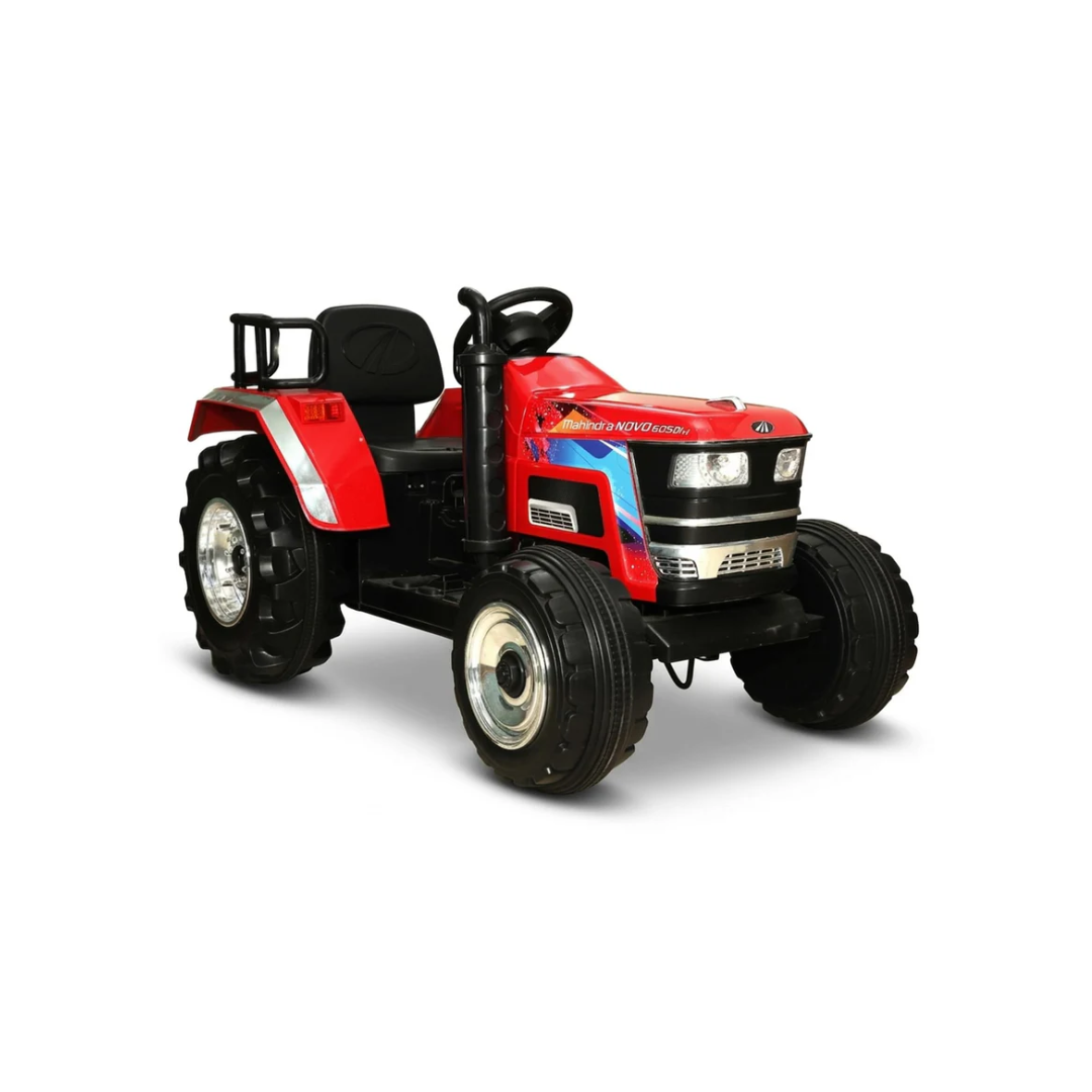 Toyzone Licensed Mahindra Electric Tractor Rechargeable Ride on with 12V 12AH Battery LED Lights, MP3 Music-USB