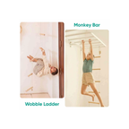 Curious Cub Monkey Bar with attachments