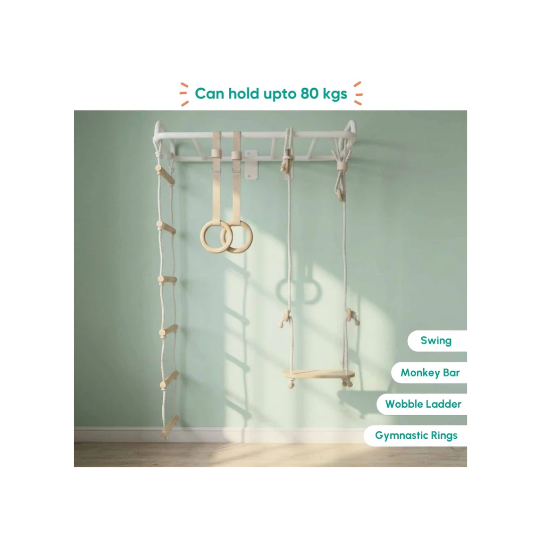 Curious Cub Monkey Bar with attachments