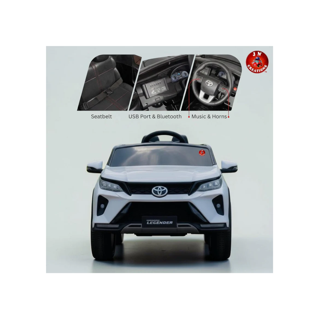 Rainbow Toys Battery Oprated 12V Fortuner Legender Car Kids Ride On Car