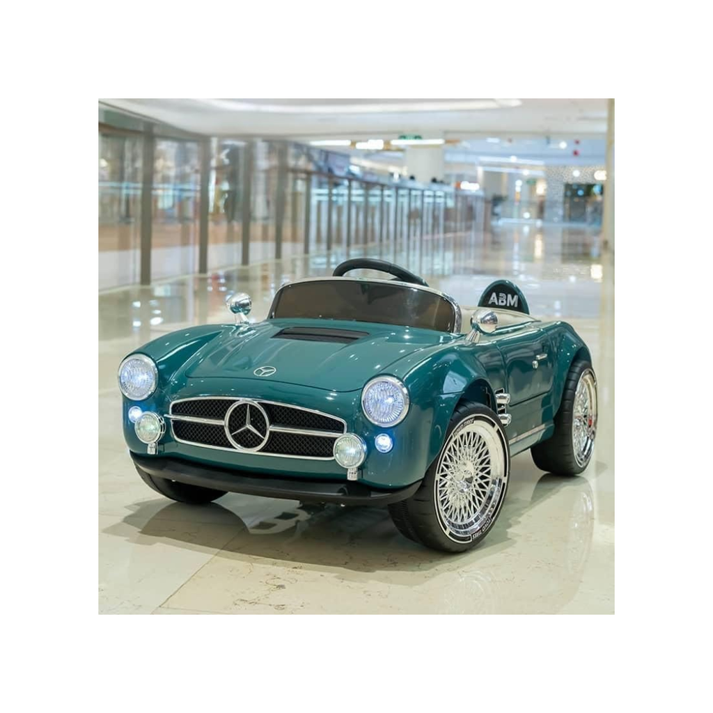 Rainbow Toys Battery Oprated AMR GT Sports Mercedes Car Green Teal