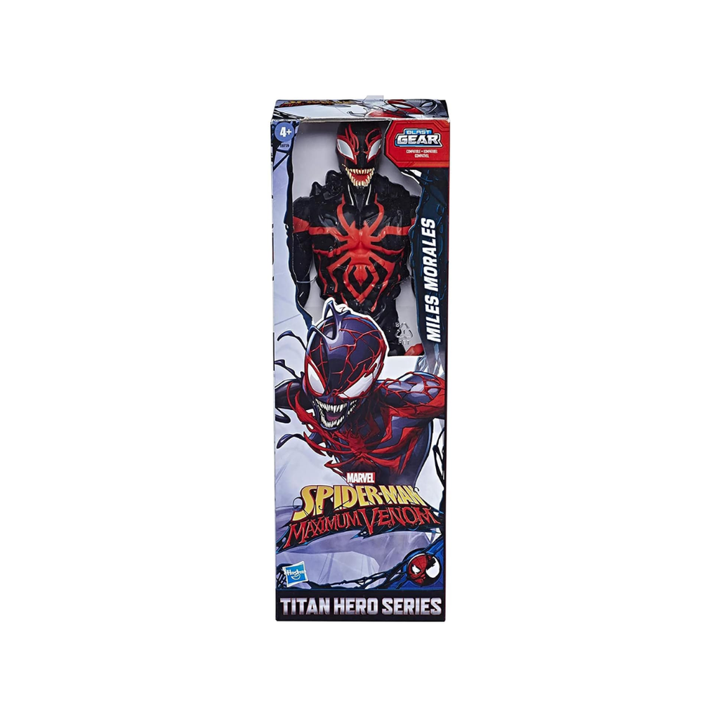 Marvel Universe Inspired Spider-Man Maximum Venom Titan Hero Miles Morales Action Figure 12Inches
