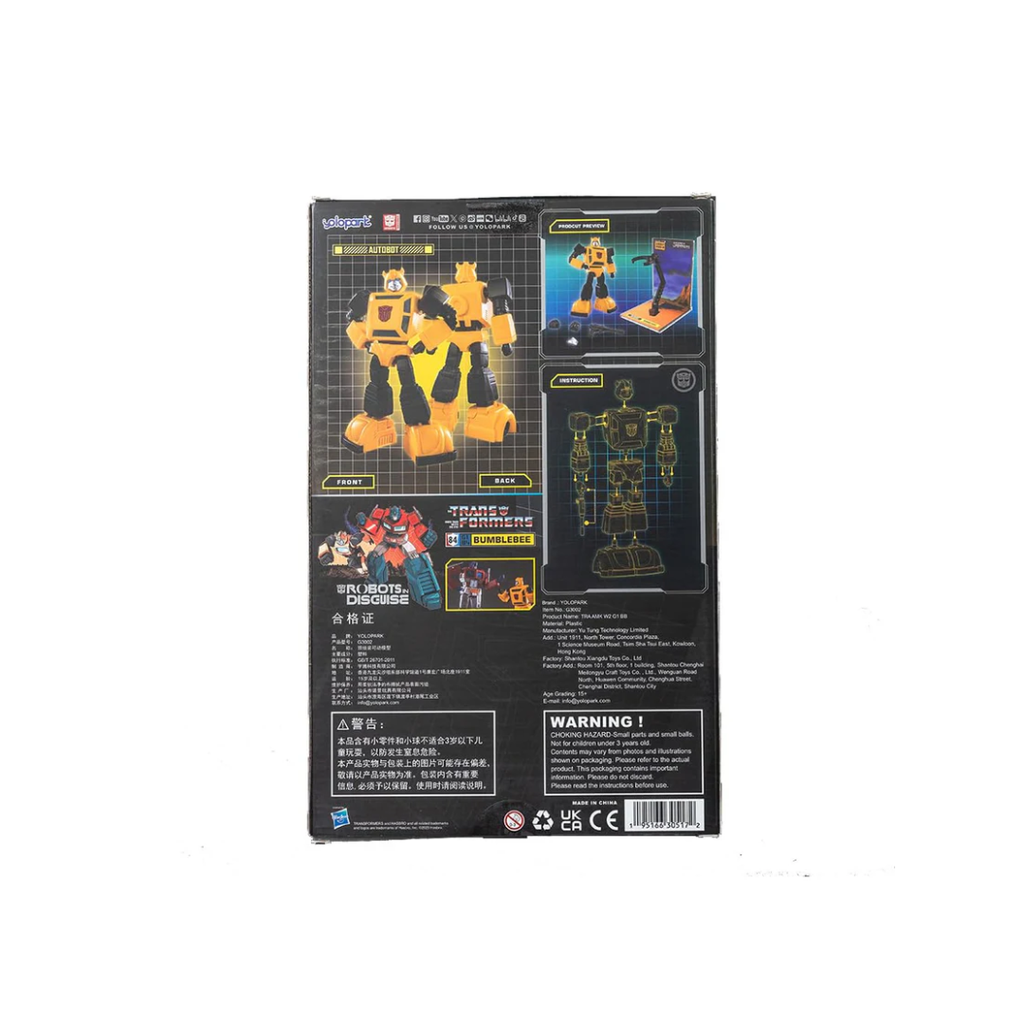 Yolopark Transformers AMK Series W2 Generation One Bumblebee Collectible Action Figure
