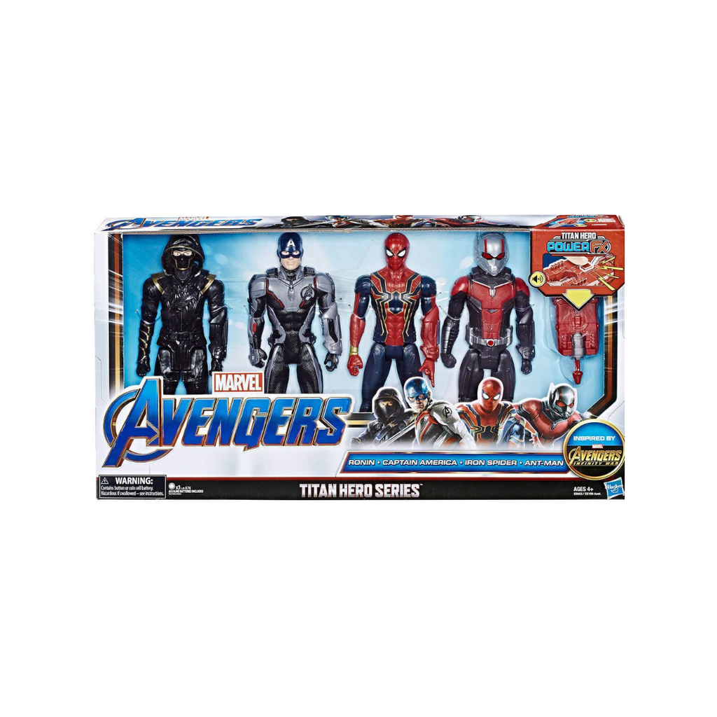 Marvel Avengers Titan Heroes Power FX Set of Four Action Figures