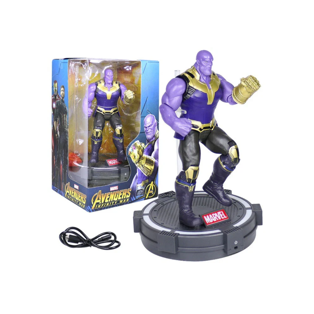 Marvel Avengers endgame movie figure Thanos & Lumi Stand