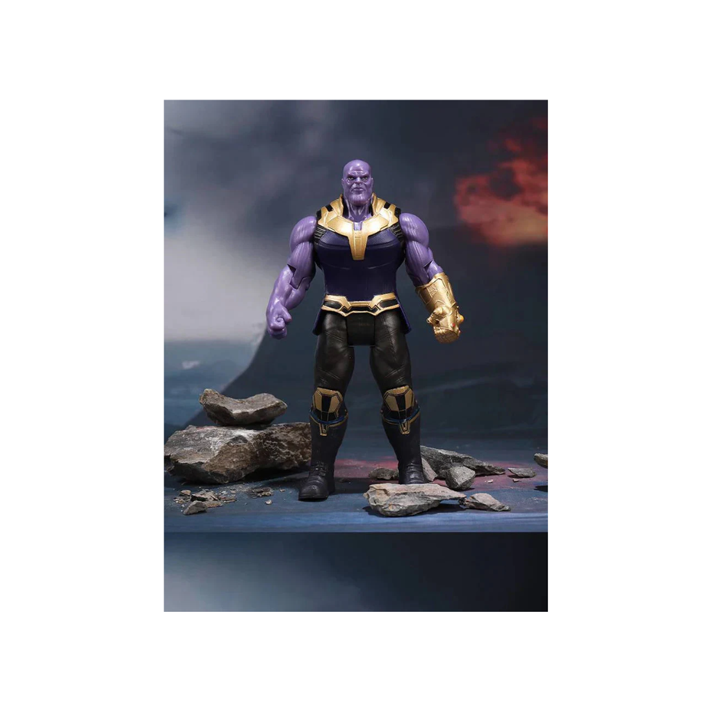 Marvel Avengers endgame movie figure Thanos & Lumi Stand