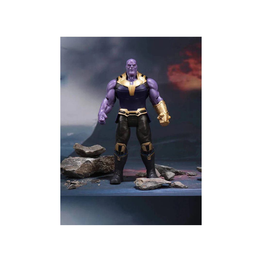 Marvel Avengers endgame movie figure Thanos & Lumi Stand