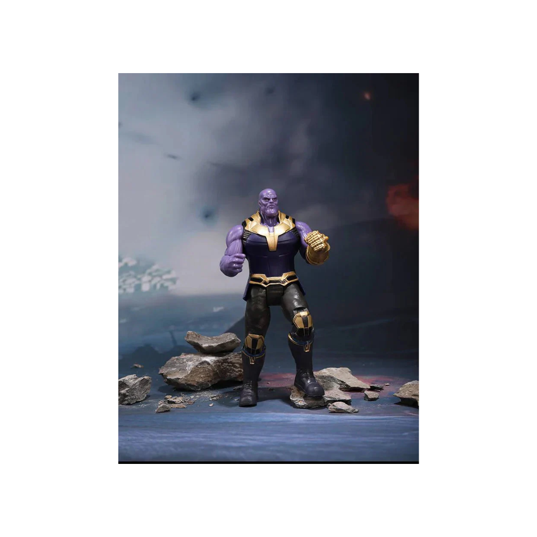 Marvel Avengers endgame movie figure Thanos & Lumi Stand