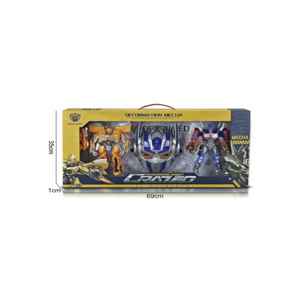 Crazed Deformation Transformer Robot 3in1 Assorted