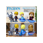Frozen II Disney Figure 6pcs Set Princess Anna Elsa Kristoff Olaf Sven Bruni Set