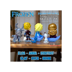 Frozen II Disney Figure 6pcs Set Princess Anna Elsa Kristoff Olaf Sven Bruni Set