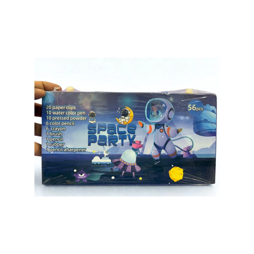 Space Party Art Kit, 56-Piece Creative Set