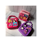 Kuromi Diy Sling Bag With Badges & Funky Chain Handle Assorted