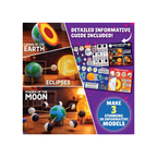 Kalakaram DIY Earth-Sun-Moon Model Kit 3D Informative 3-in-1 Space Toy for Kids