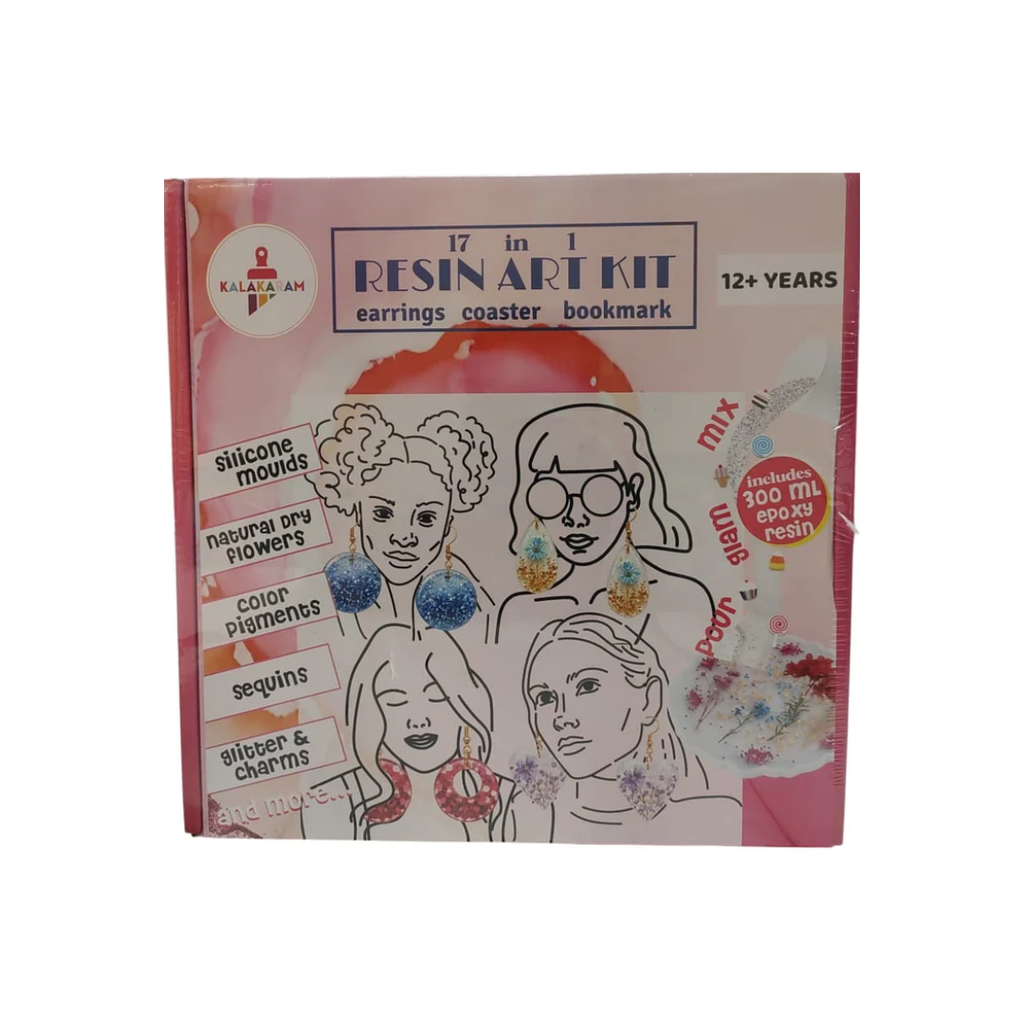Kalakaram 17 in 1 Resin Art Kit Epoxy Resin Art DIY Handmade Gifts