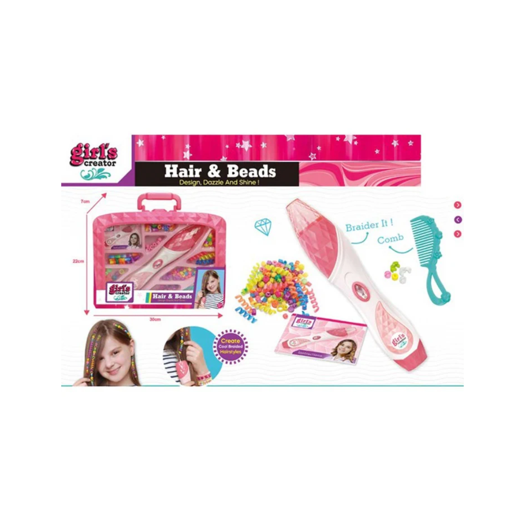 Girls's Creator Hair And Beads Set