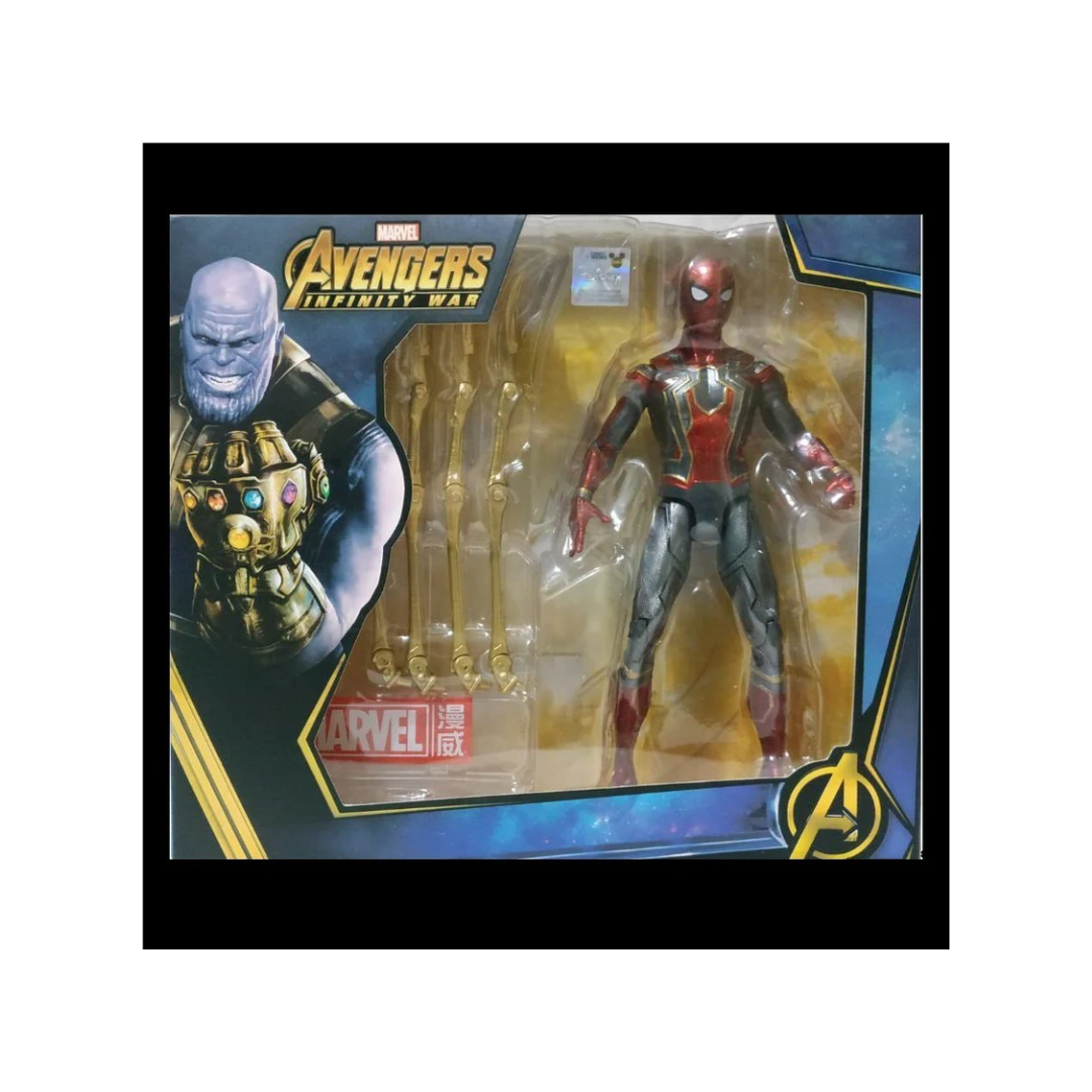 Marvel Avengers Infinity War Iron Spider Man Action Figure with Accessories Superhero Collectible Toy