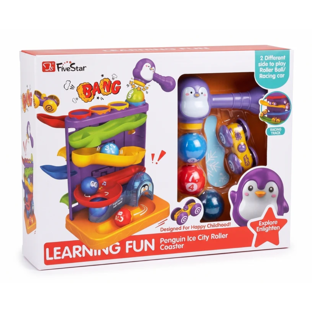 FiveStar Learning Fun: Penguin Ice City Roller Coaster