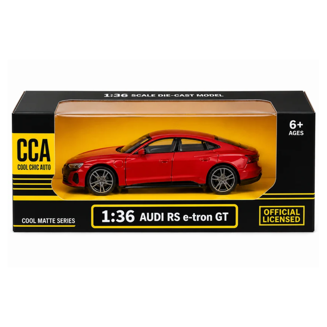 CCA Audi RS e-tron GT 1:36 Official Licensed Die-Cast Model Car – Red