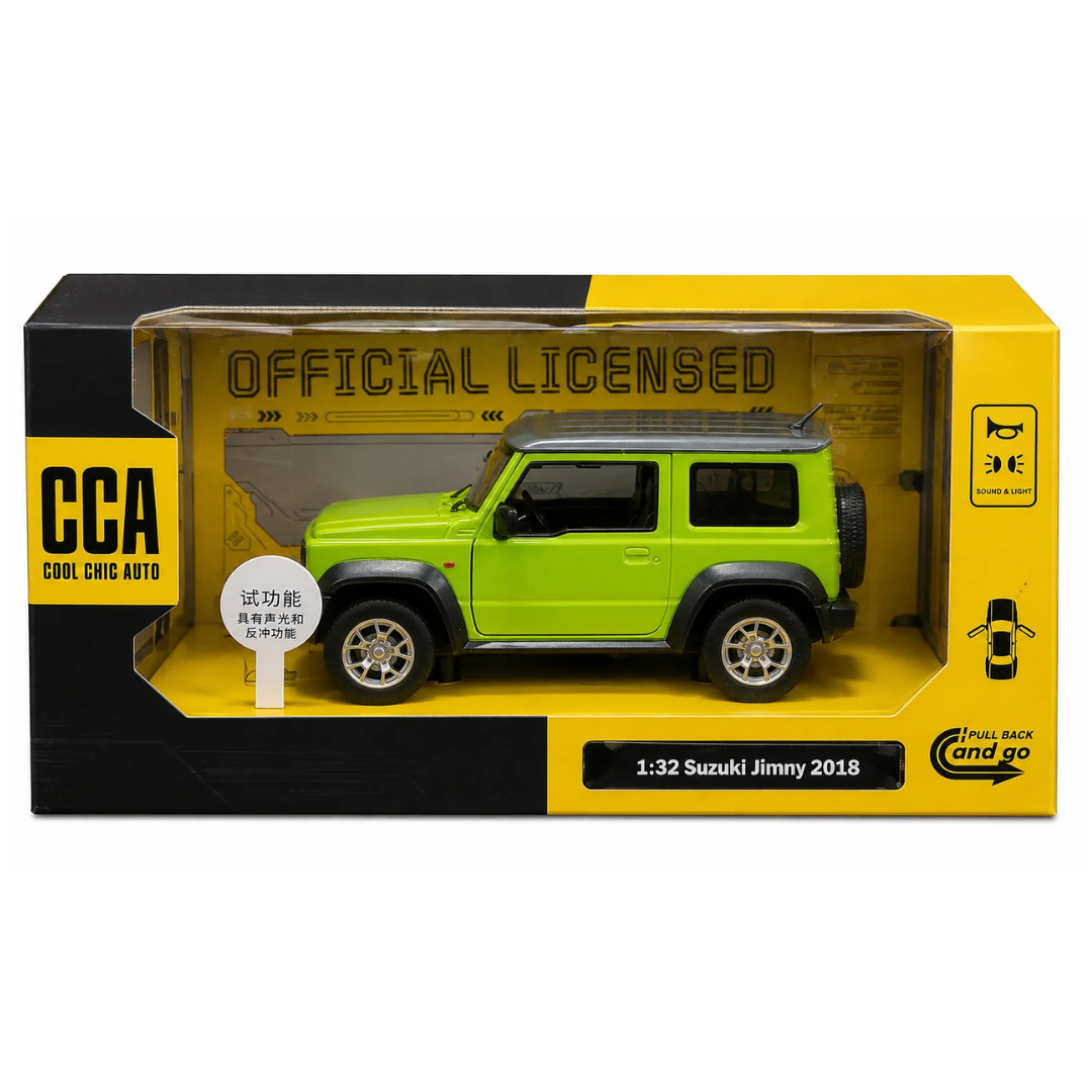 CCA Suzuki Jimny 2018 1:32 Die-Cast Model Car with Light & Sound