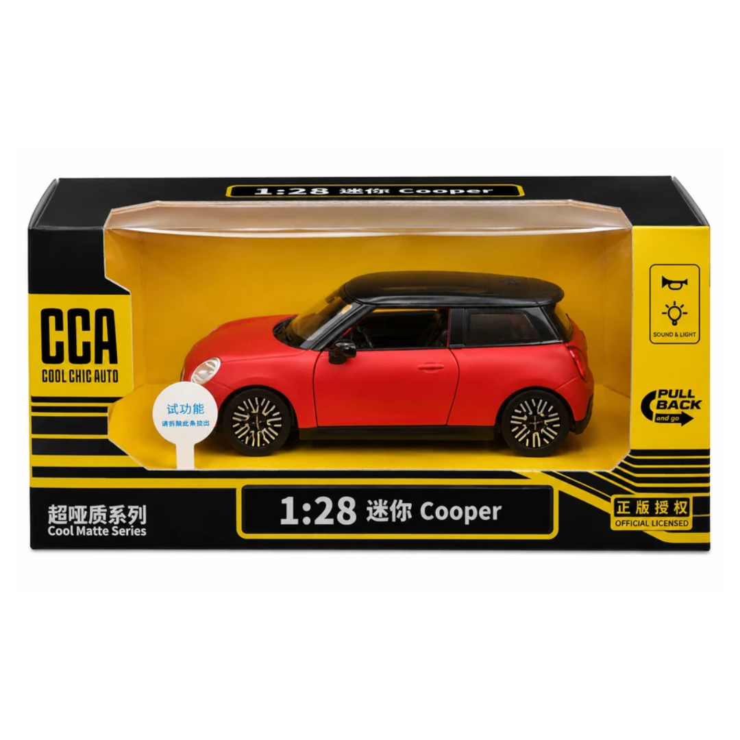 CCA Mini Cooper 1:28 Official Licensed Die-Cast Car