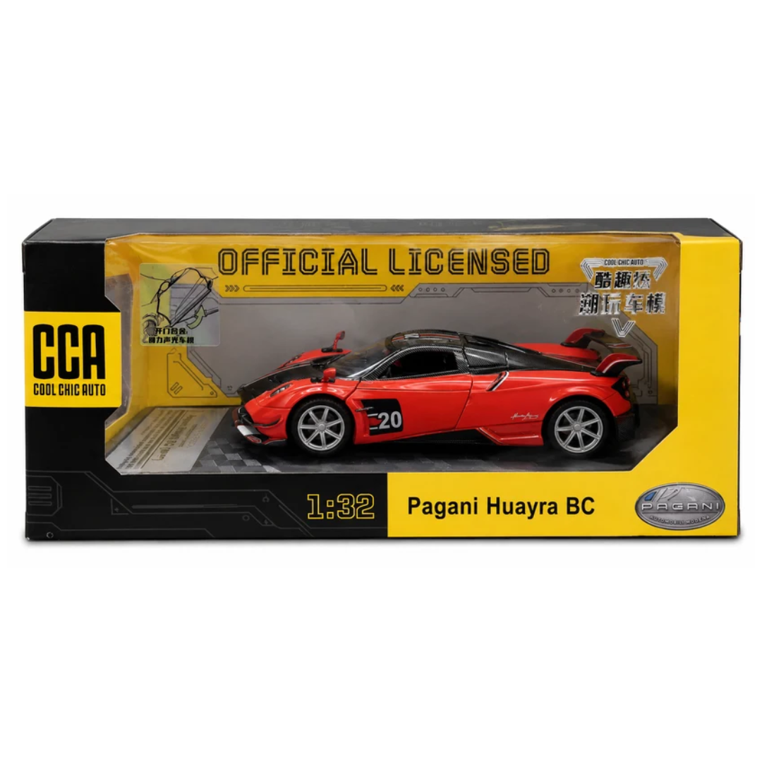 CCA Pagani Huayra BC 1:32 Official Licensed Die-Cast Car – Red