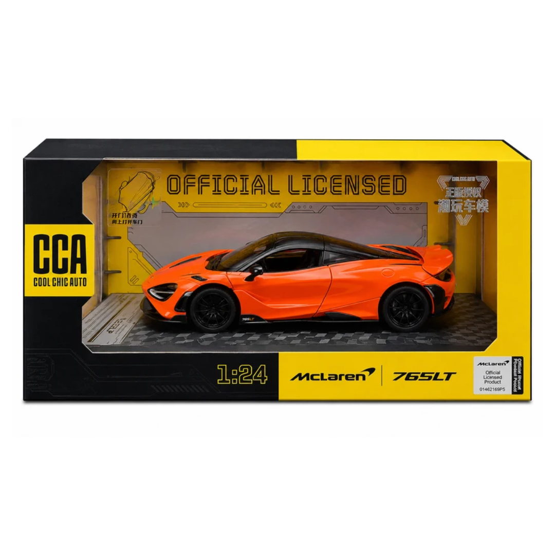 CCA McLaren 765LT 1:24 Official Licensed Die-Cast Car