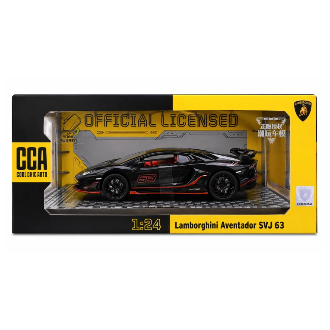 CCA Lamborghini Aventador SVJ 63 1:24 Official Licensed Die-Cast Car