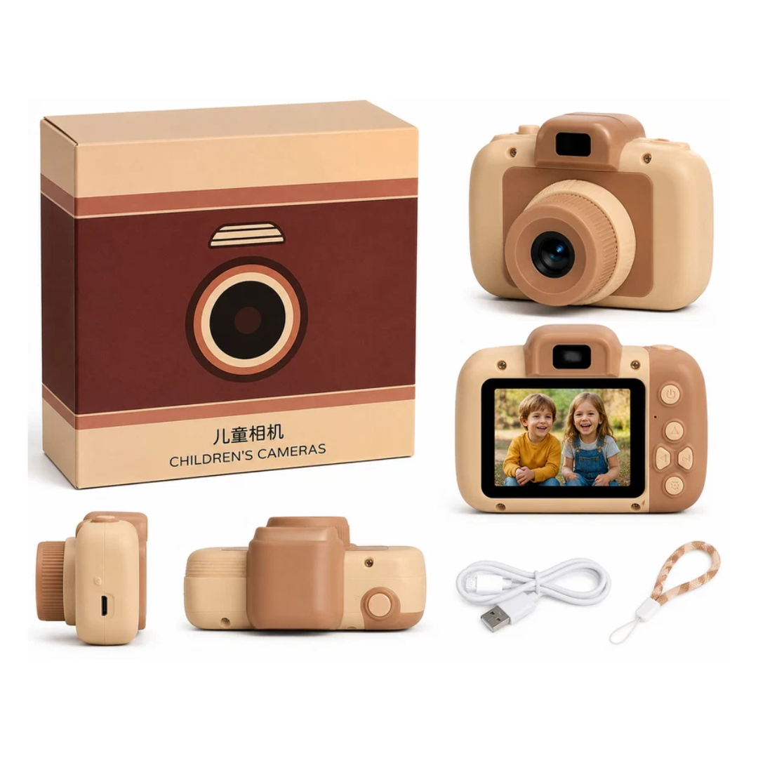 Retro Style Kids Digital Camera – Rechargeable Children’s Camera Assorted Color