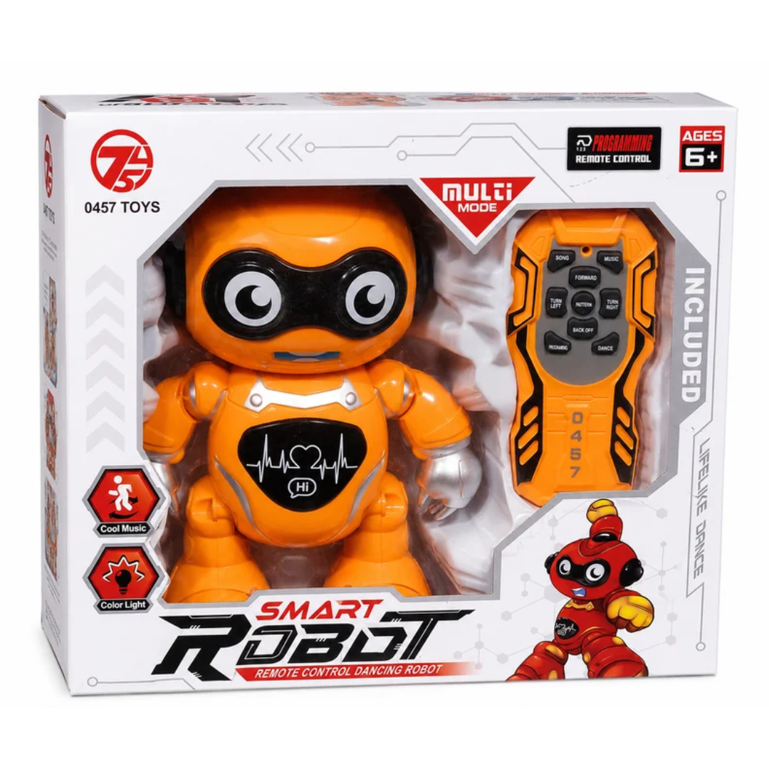 Smart Remote Control Dancing Robot with Music, Lights & Programming