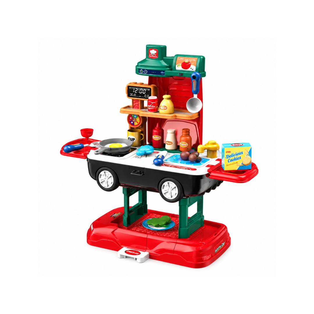 Rainbow Toys 2-in-1 Sports Car Kitchen Play Set