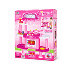 Rainbow Toys Kids Kitchen Play Set with Pretend Cookware & Accessories