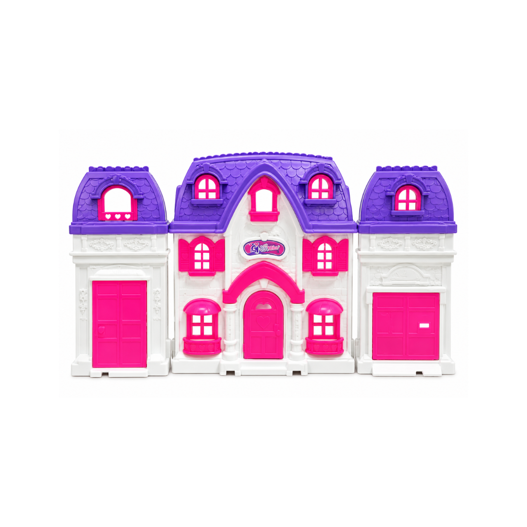 Toyzone Frozen Doll House and Full Furniture and Lights