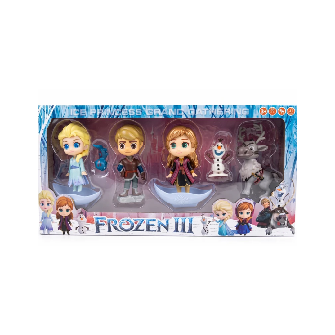 Frozen II Ice Princess Grand Gathering 6-Piece Character Figure Set