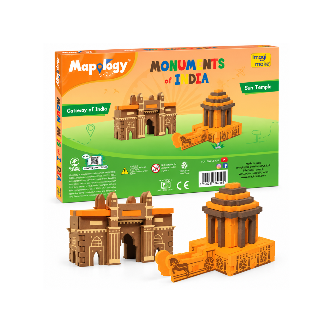 Imagi make Mapology Monuments of India - Sun Temple & Gateway of India