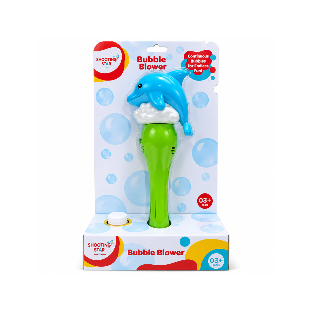 Shooting Star Rowan Bubble Blower Dolphin