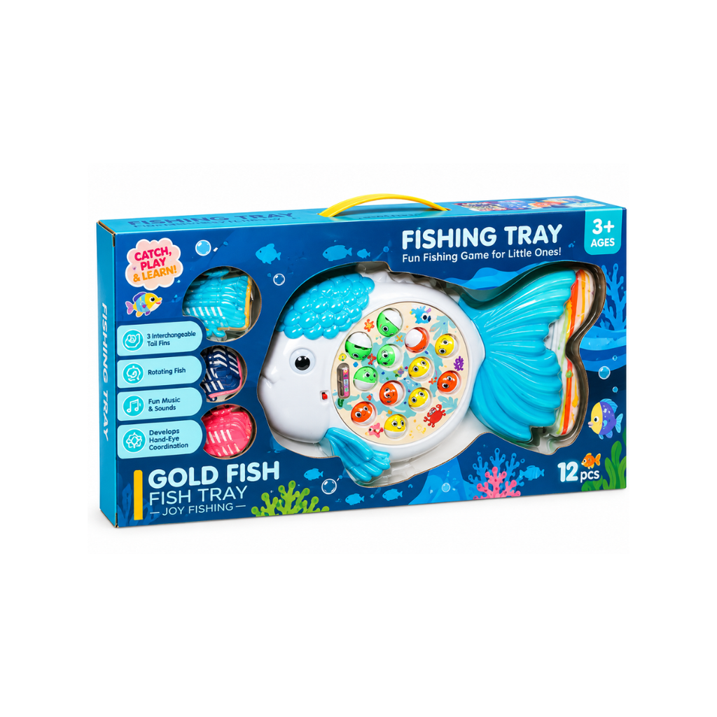 Rainbow Toys Fishing game set like a fish with accessories