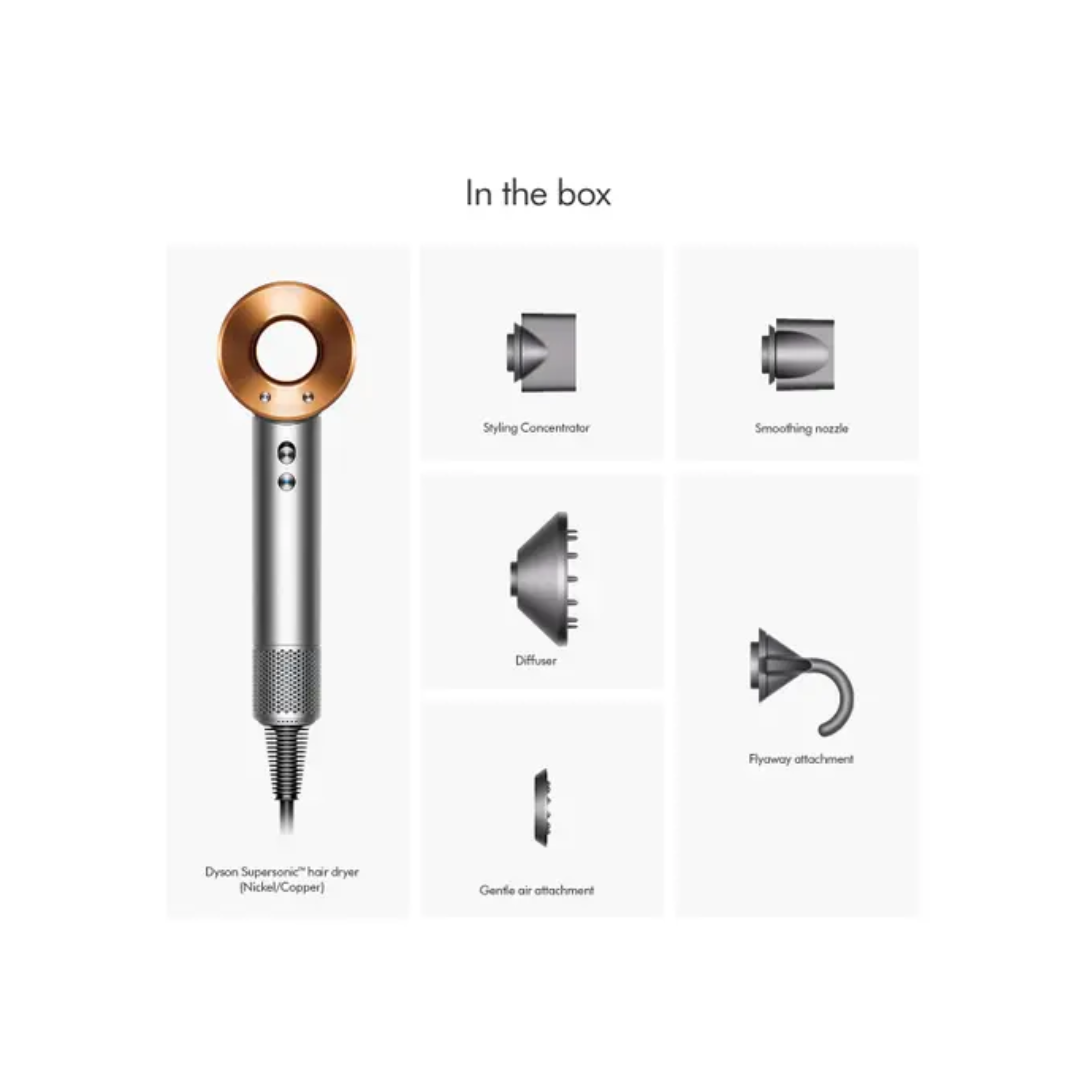 Dyson Supersonic™ Hair Dryer – Nickel Copper