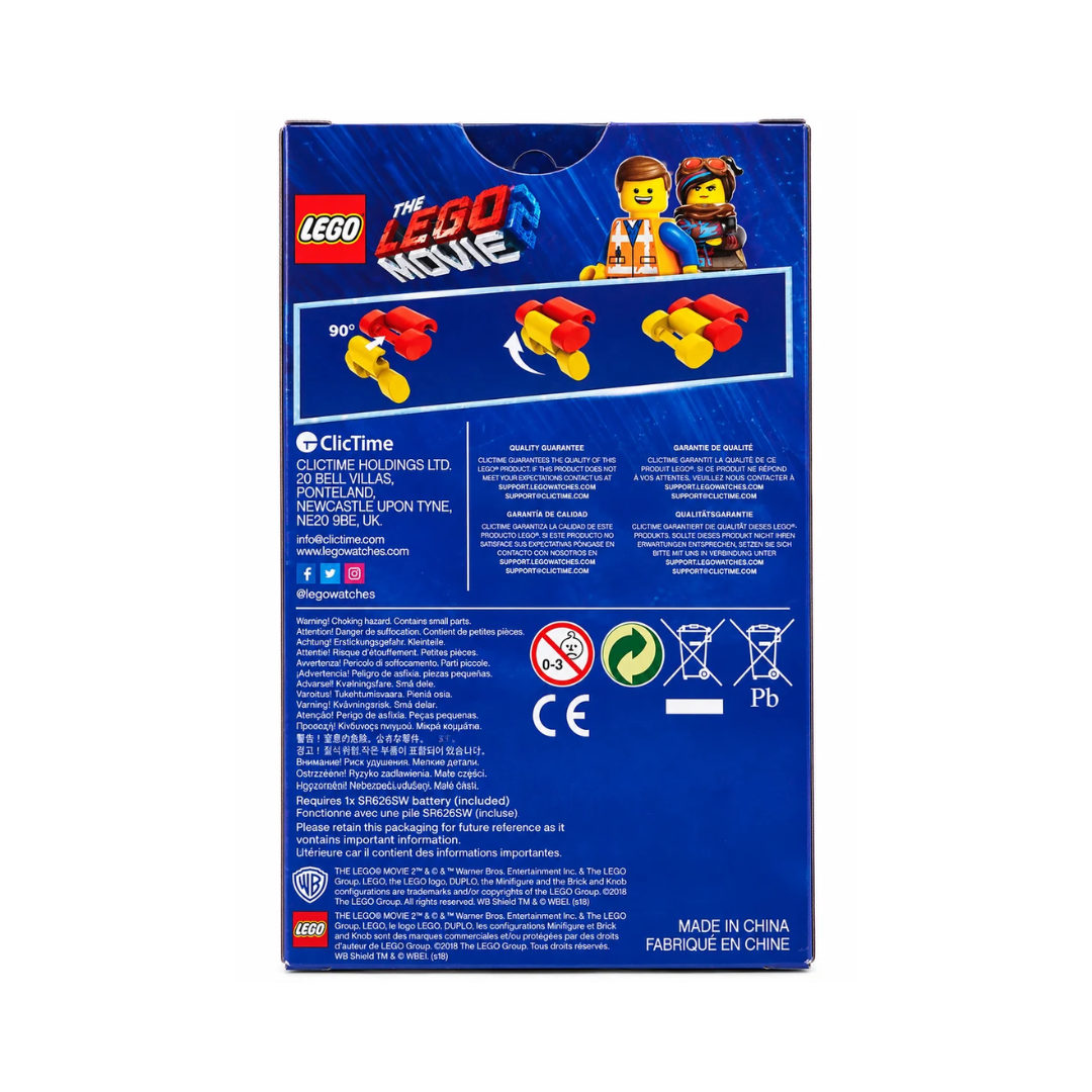 LEGO Movie 2 Emmet Buildable Watch 24 Pieces Age 6+