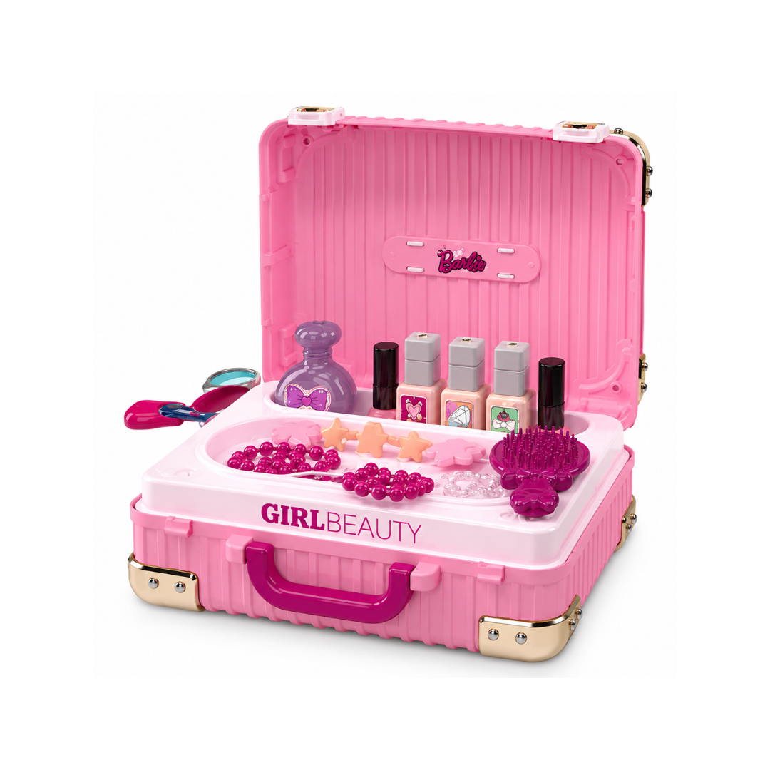 Makeup Real Action Play Set 3in1 Trolley Set