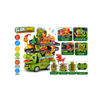 Slide Dino Battery Operated Dinosaur Car with Light & Music